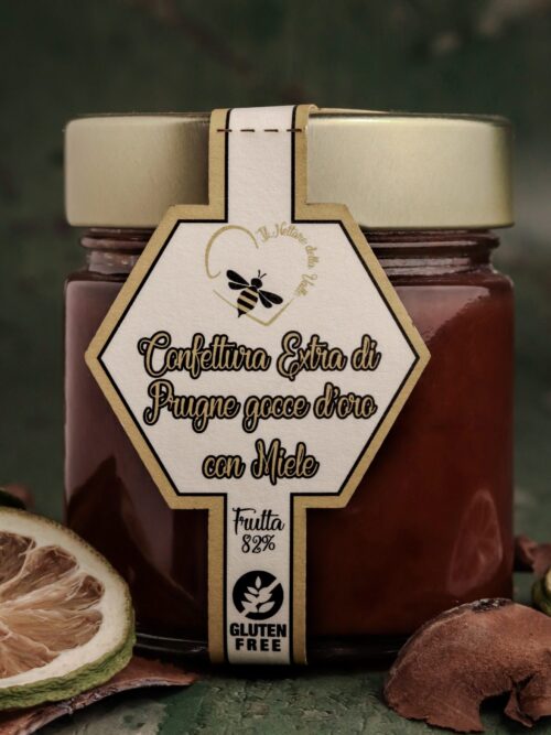 Confettura Extra di Prugne Gocce d'oro con Miele