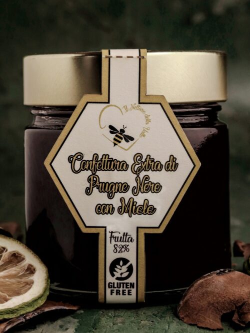 Confettura Extra di Prugna Nera con Miele