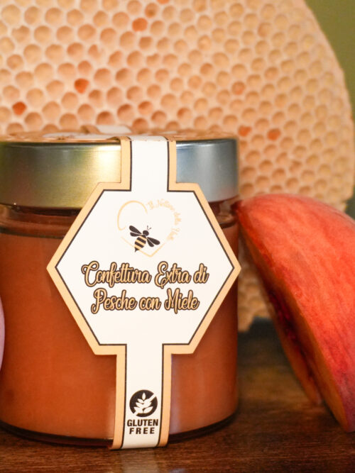 Confettura Extra di Pesche con Miele